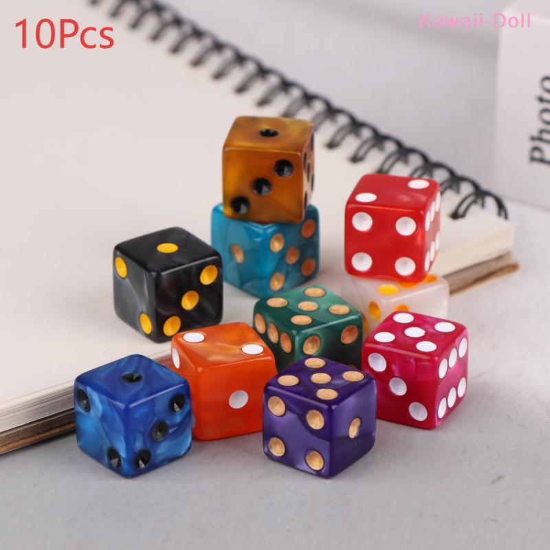 Board Game Or Boardgame - [DO]6-Sided Game Dice 16mm Acrylic D6