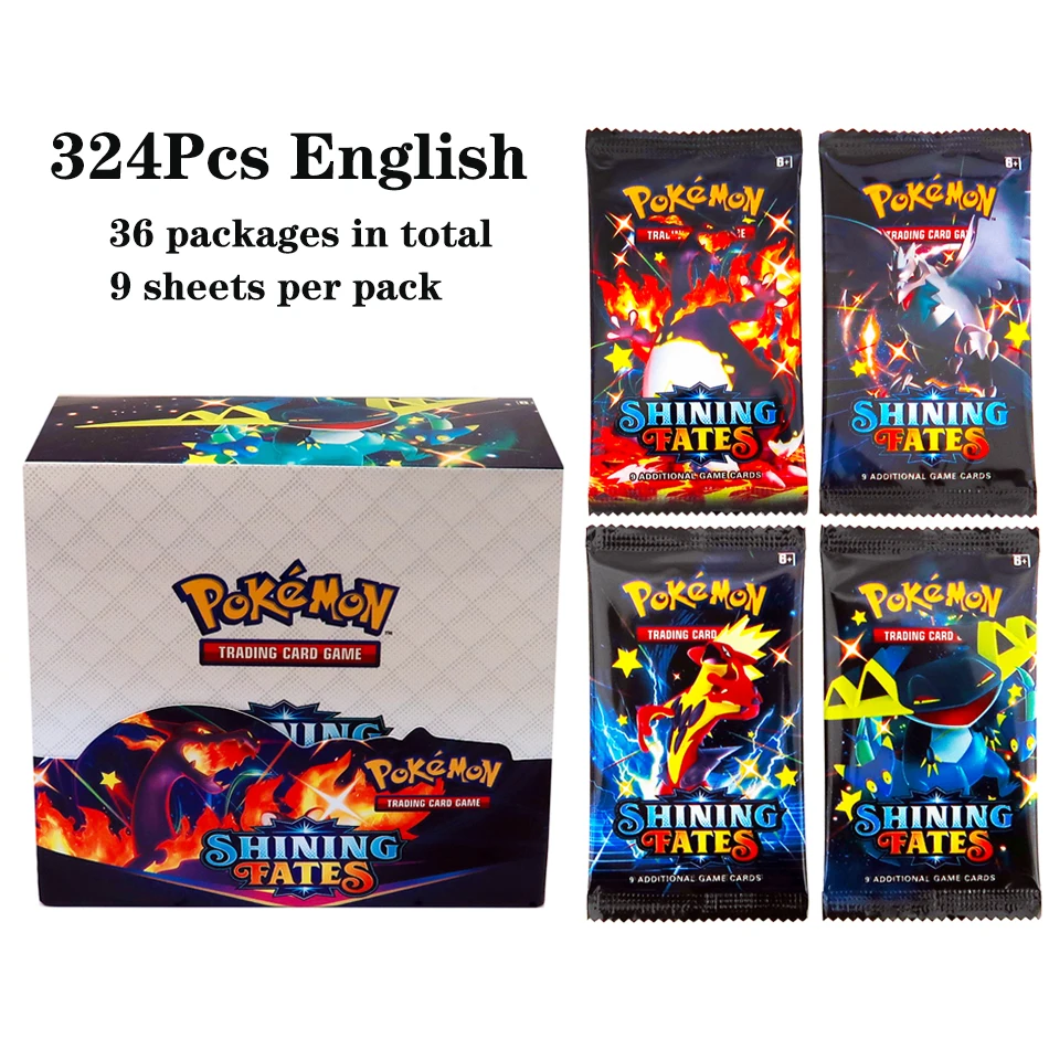324Pcs/box Pokemon TCG: Shinin - đánh giá và giá Board Game Organization