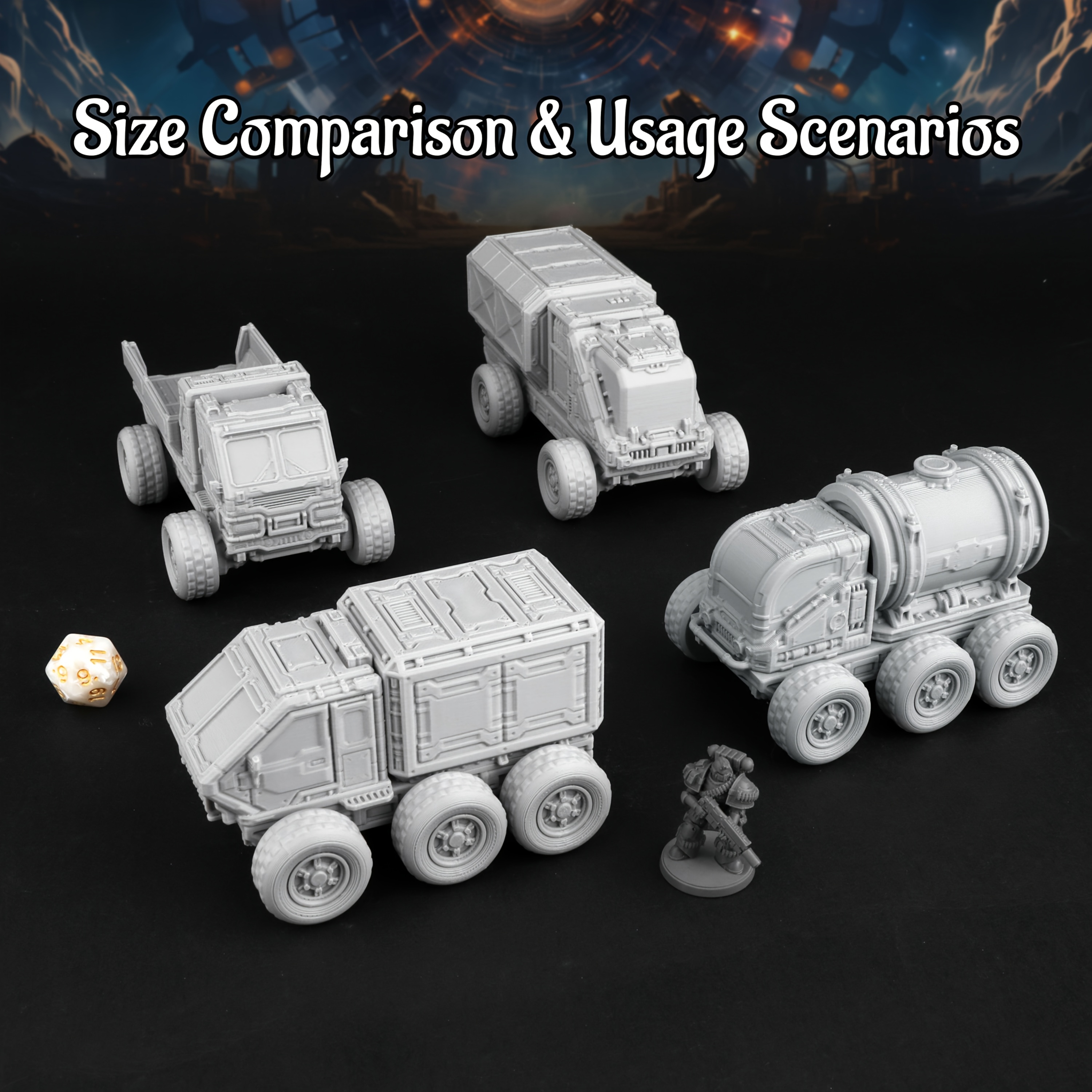 Sci-Fi RPG Truck Miniatures, P - đánh giá và giá Board Game Dune