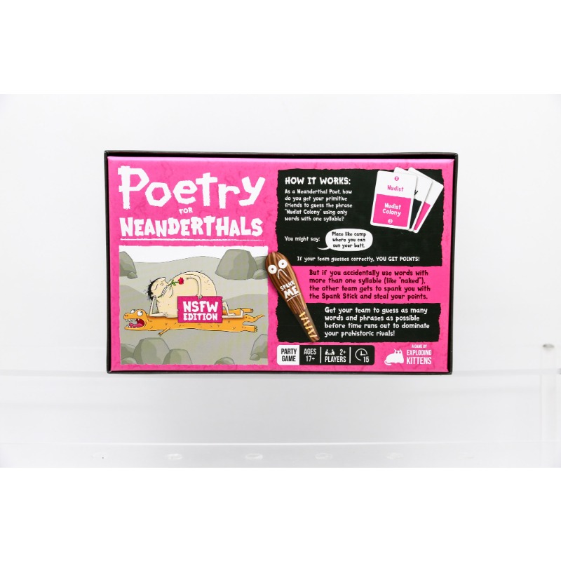 Poetry for Neanderthals NSFW A - đánh giá và giá Board Game Or Boardgame