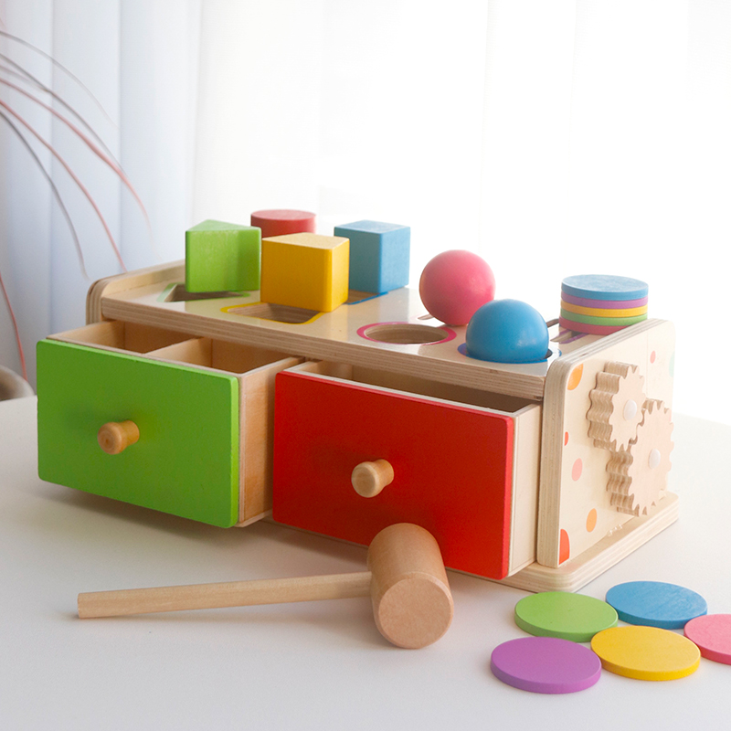 Montessori Wooden Sorting Stac - đánh giá và giá Board Game Organization