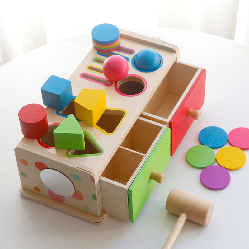 Montessori Wooden Sorting Stac - đánh giá và giá Board Game Organization