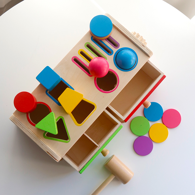Montessori Wooden Sorting Stac - đánh giá và giá Board Game Organization