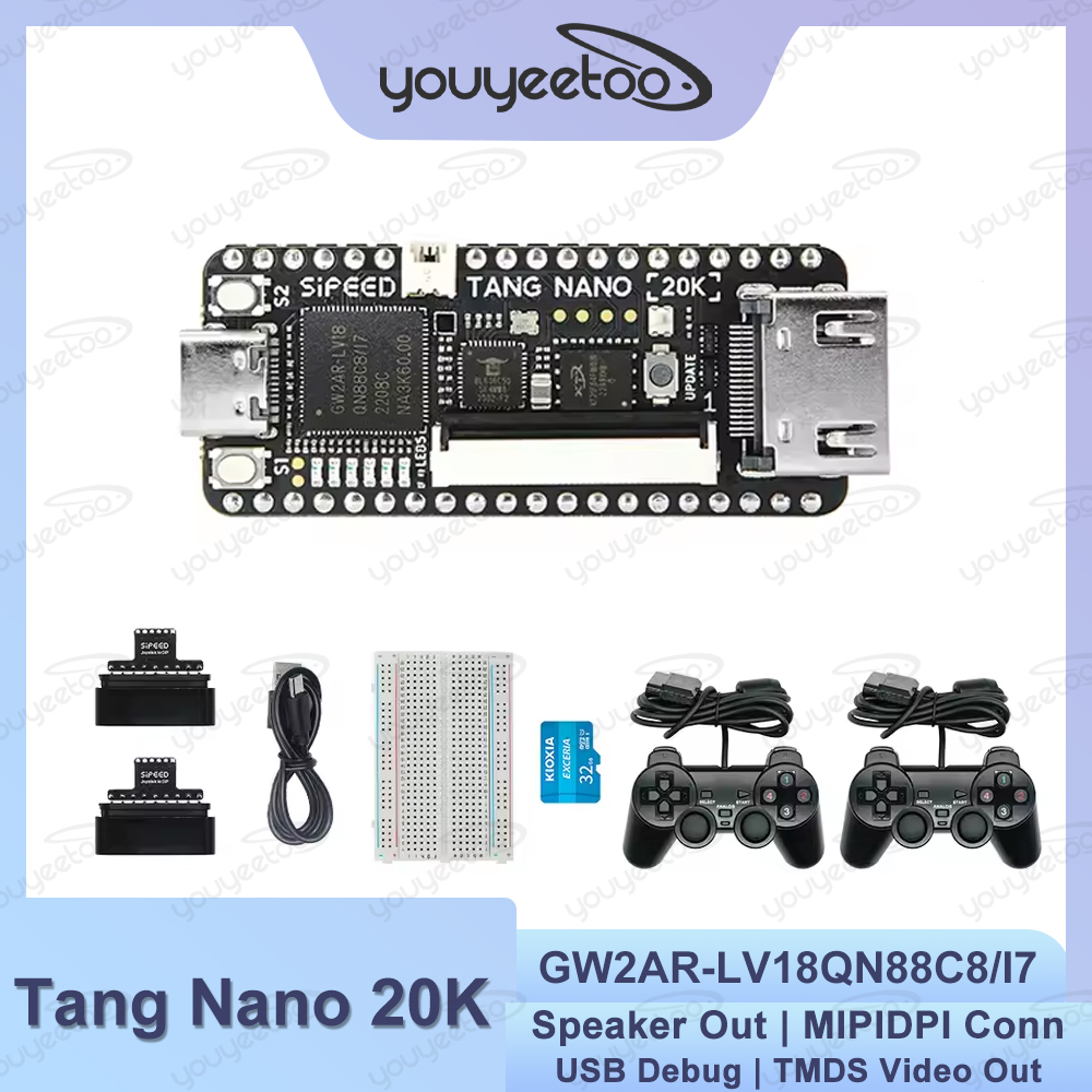 Sipeed Tang Nano 20K Developme - đánh giá và giá Board Game With Chips
