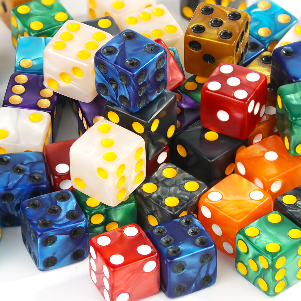 6-Sided Game Dice 16mm Marble  - đánh giá và giá Board Game Or Boardgame