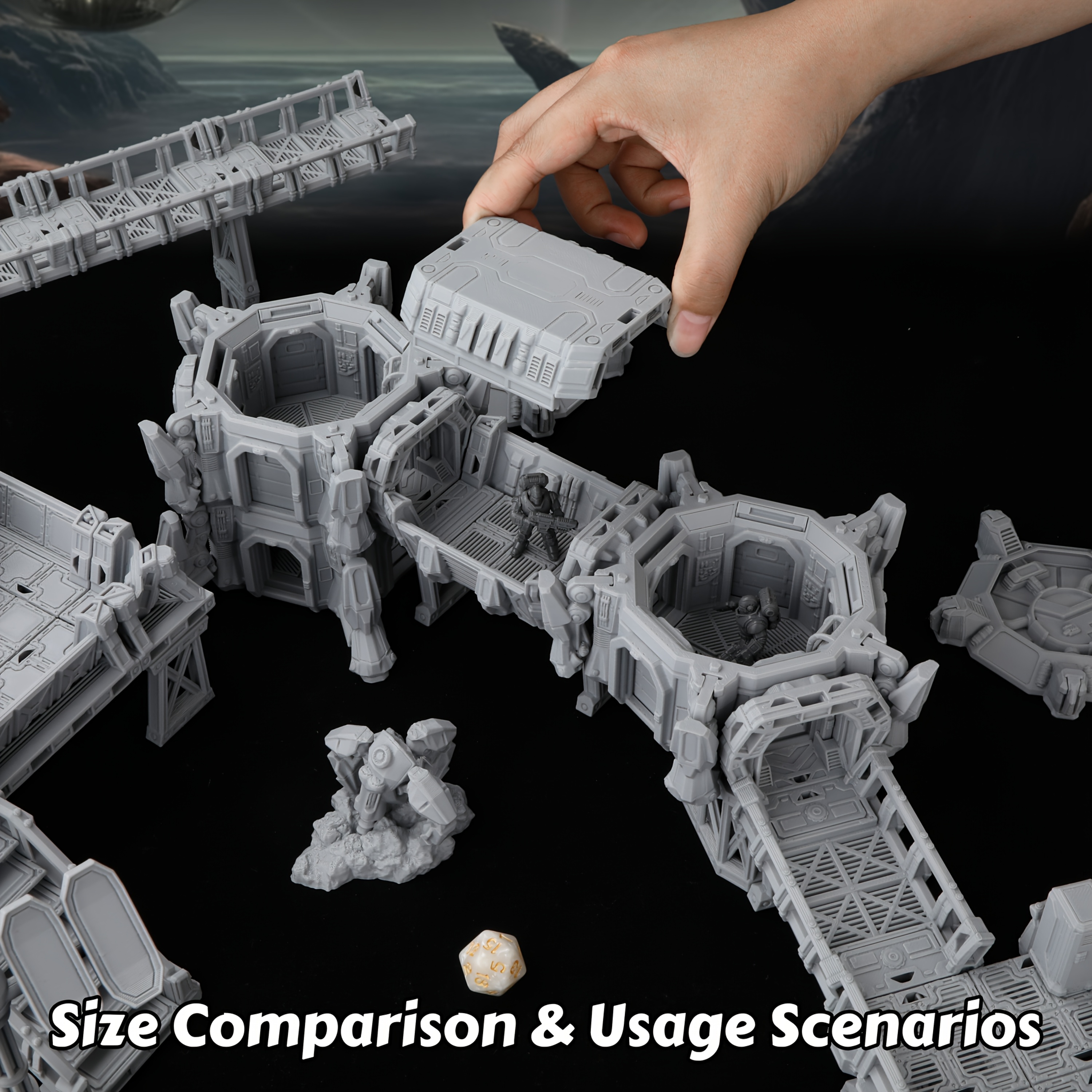Epical Sci-Fi Terrain Set for  - đánh giá và giá Board Game Dune
