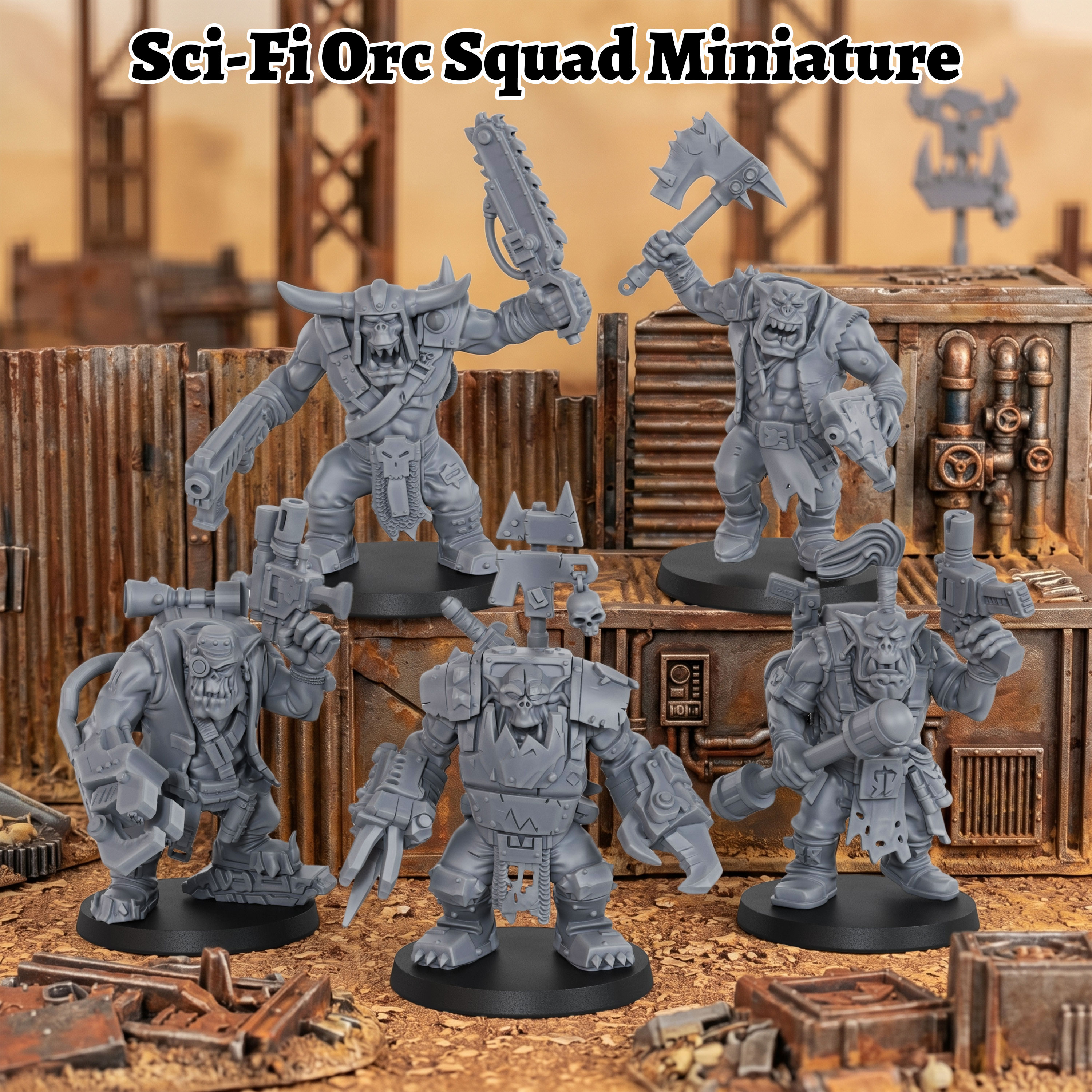 Sci-Fi Orc Squad Miniature Set - đánh giá và giá Board Game Dune