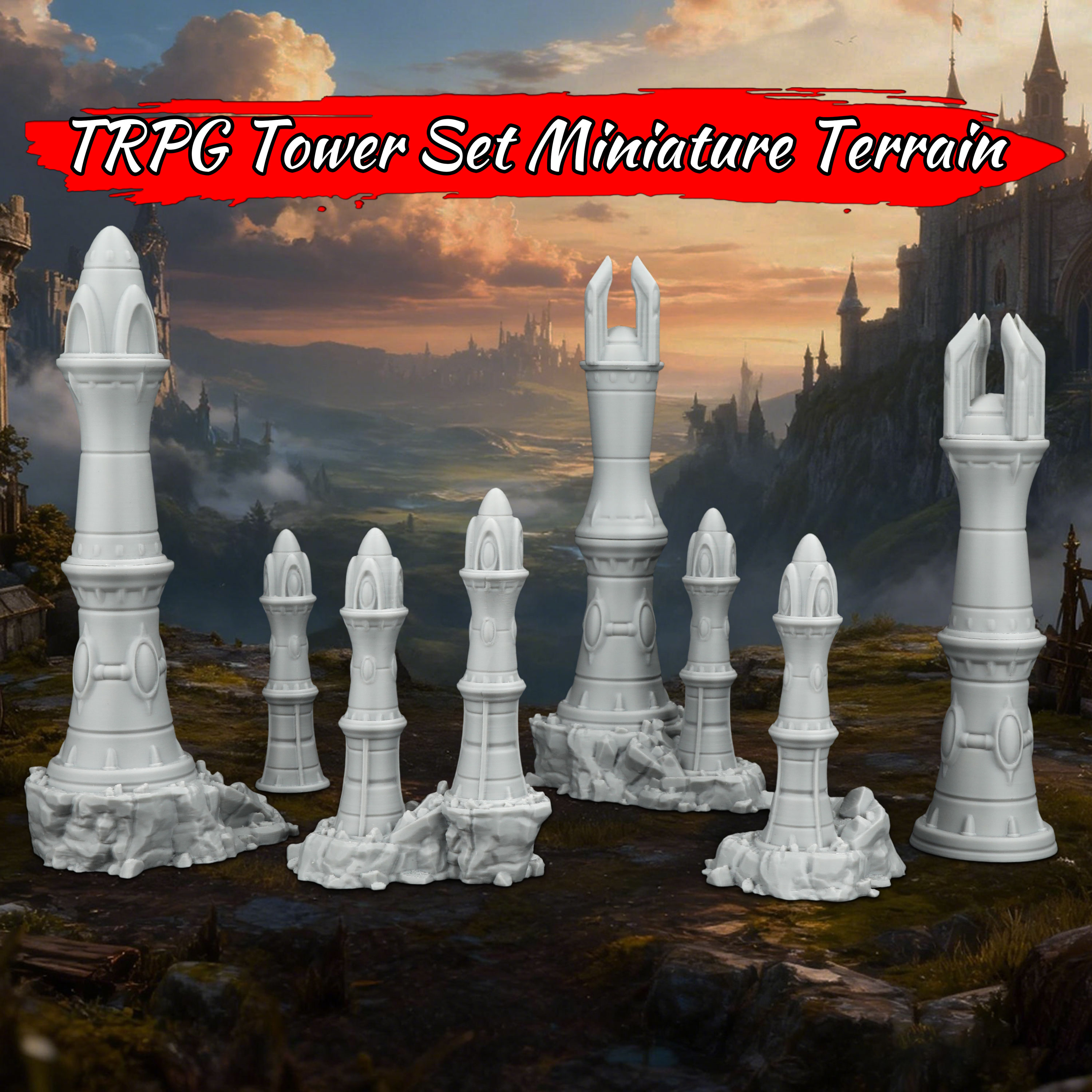 PRG Tower Kit | Fantasy Magic  - đánh giá và giá Board Game Dune