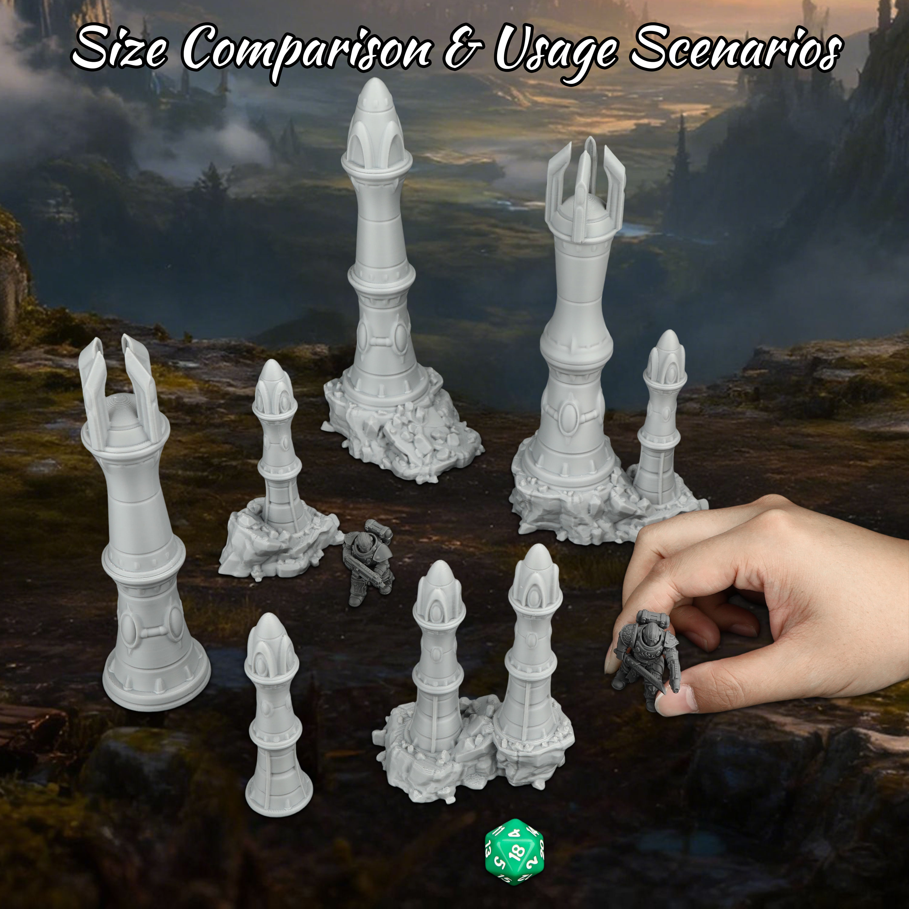 PRG Tower Kit | Fantasy Magic  - đánh giá và giá Board Game Dune