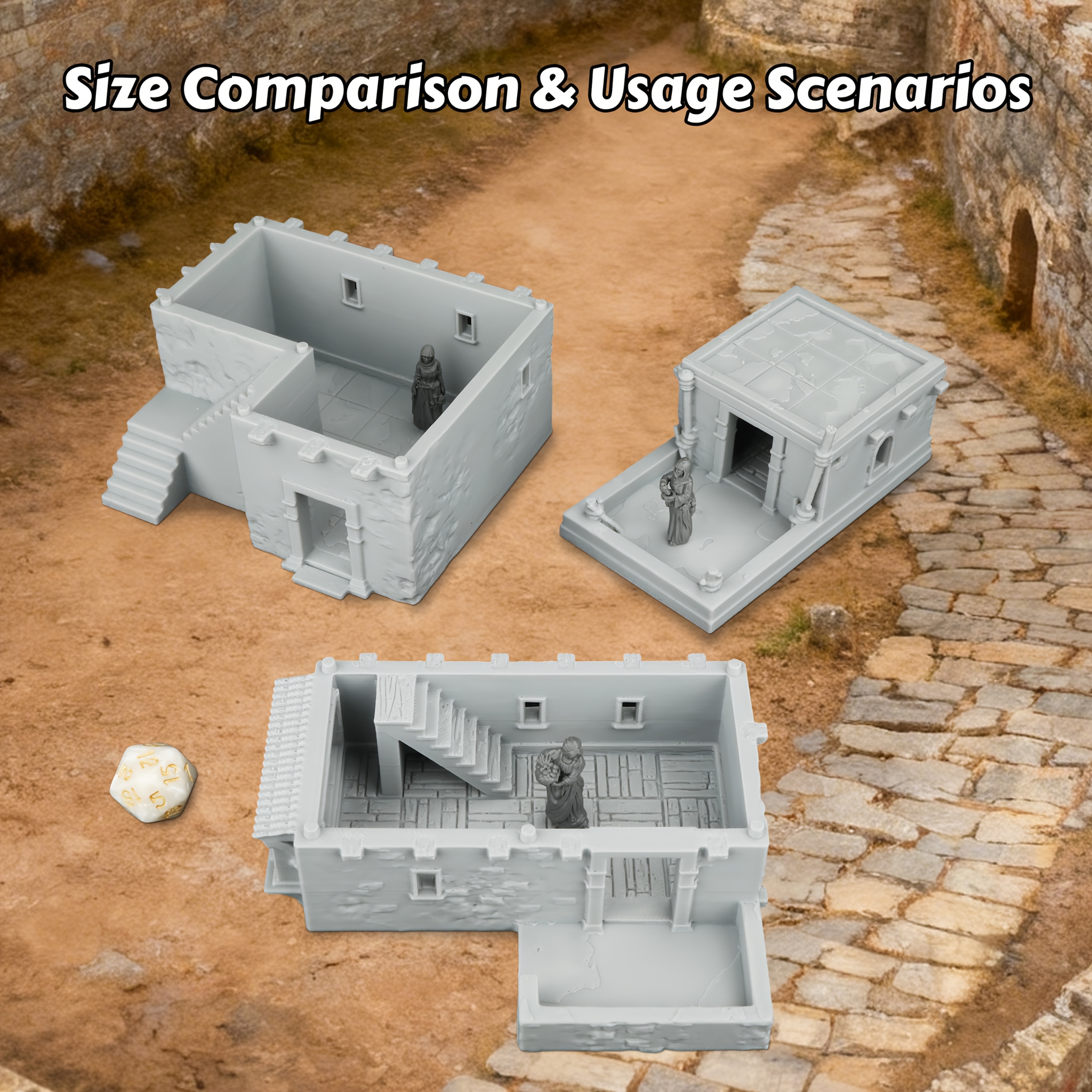 TRPG Miniature Building - Ston - đánh giá và giá Board Game Dune