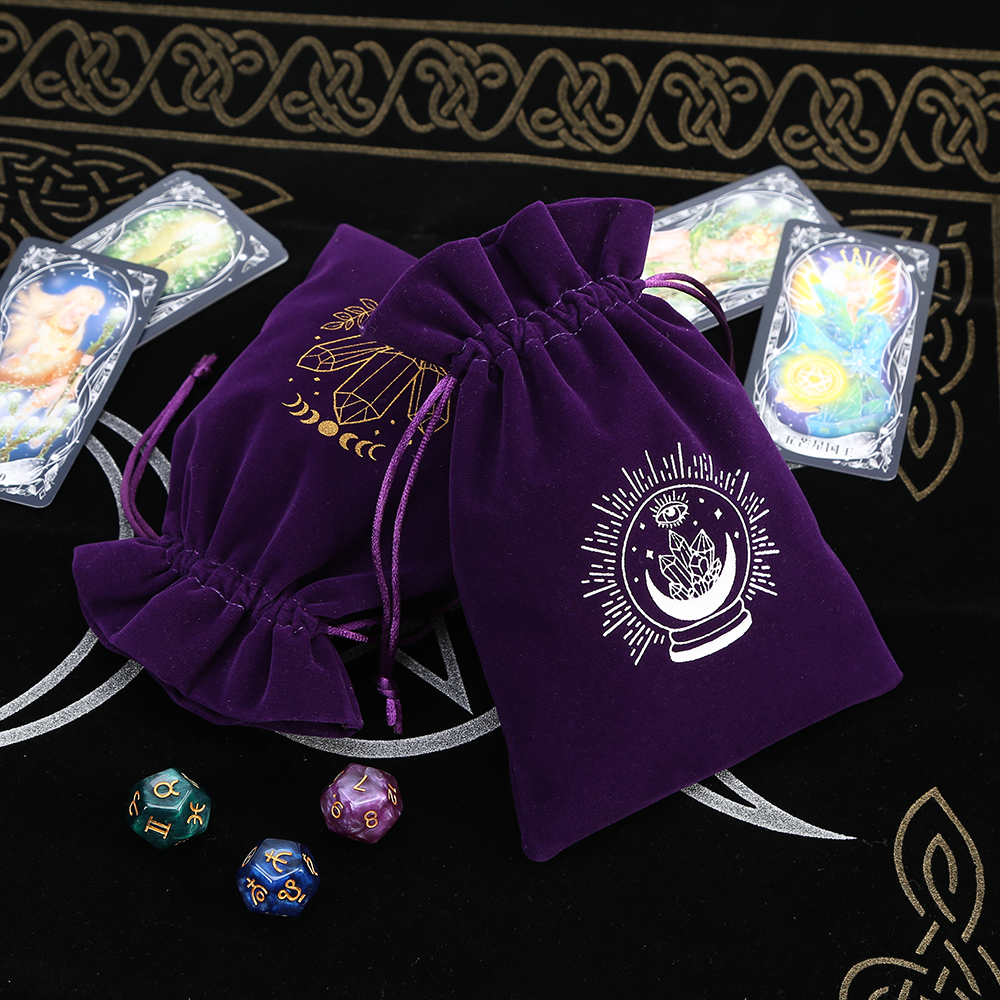 5Pcs Tarot Storage Velvet Bag  - đánh giá và giá Board Game Organization