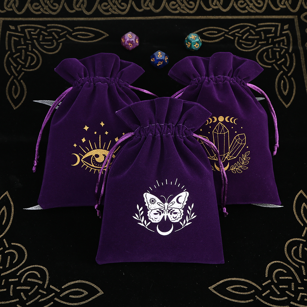 5Pcs Tarot Storage Velvet Bag  - đánh giá và giá Board Game Organization