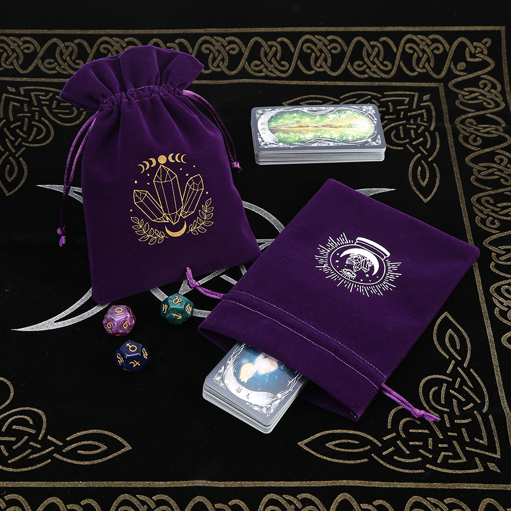 5Pcs Tarot Storage Velvet Bag  - đánh giá và giá Board Game Organization