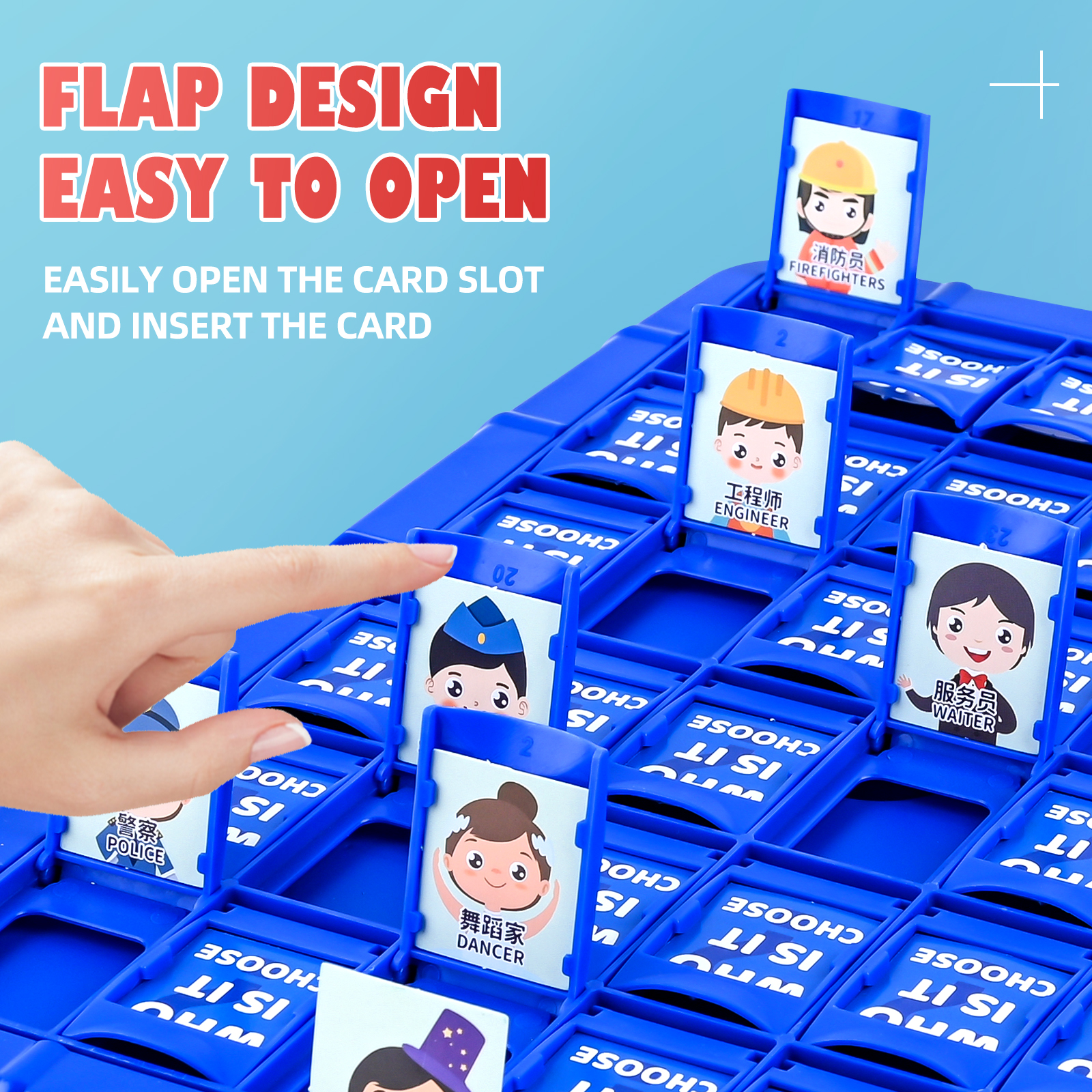 Guess Who I Am, Children'S Puz - đánh giá và giá Board Game With Chips