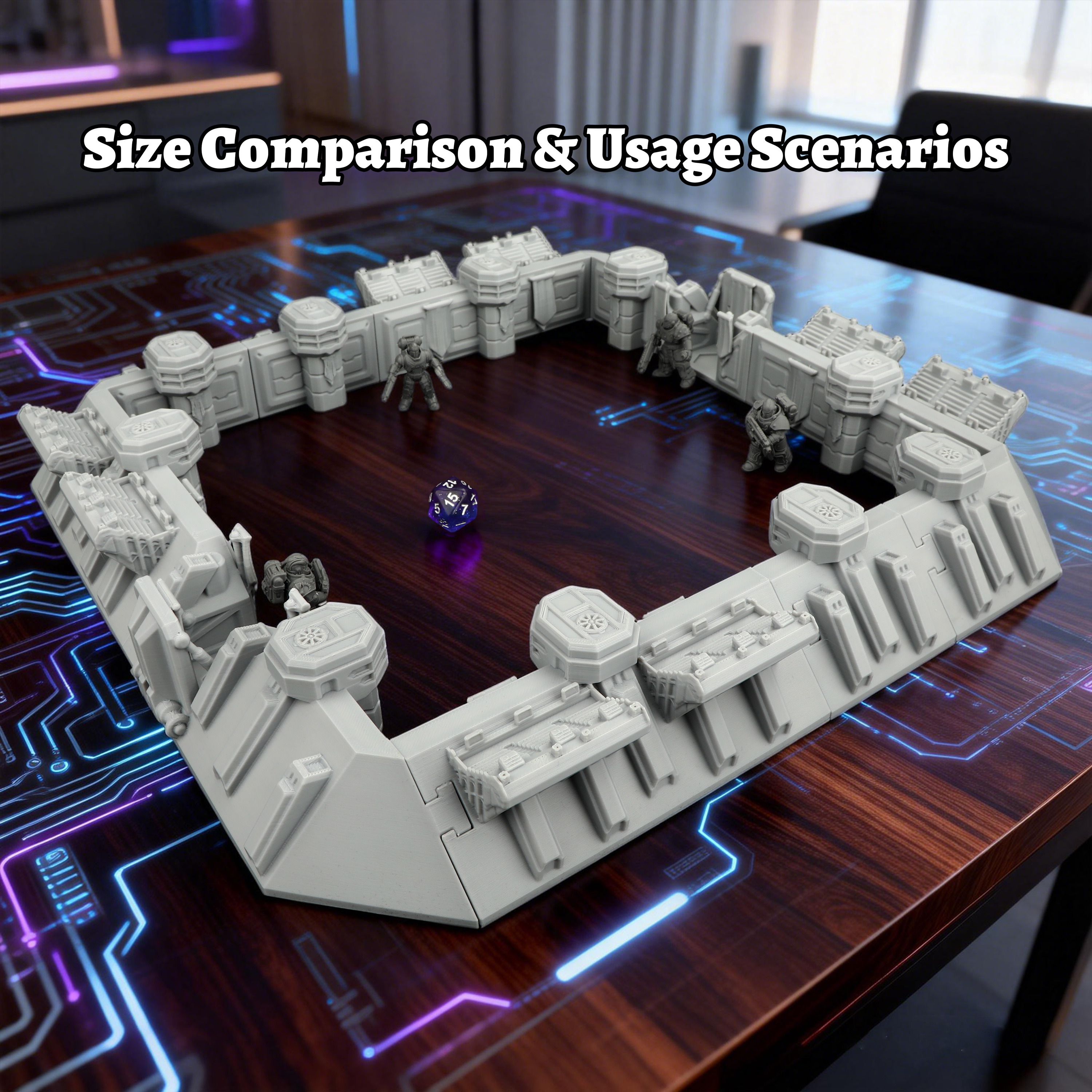 Sci-Fi Arena Terrain Set - Gre - đánh giá và giá Board Game Dune