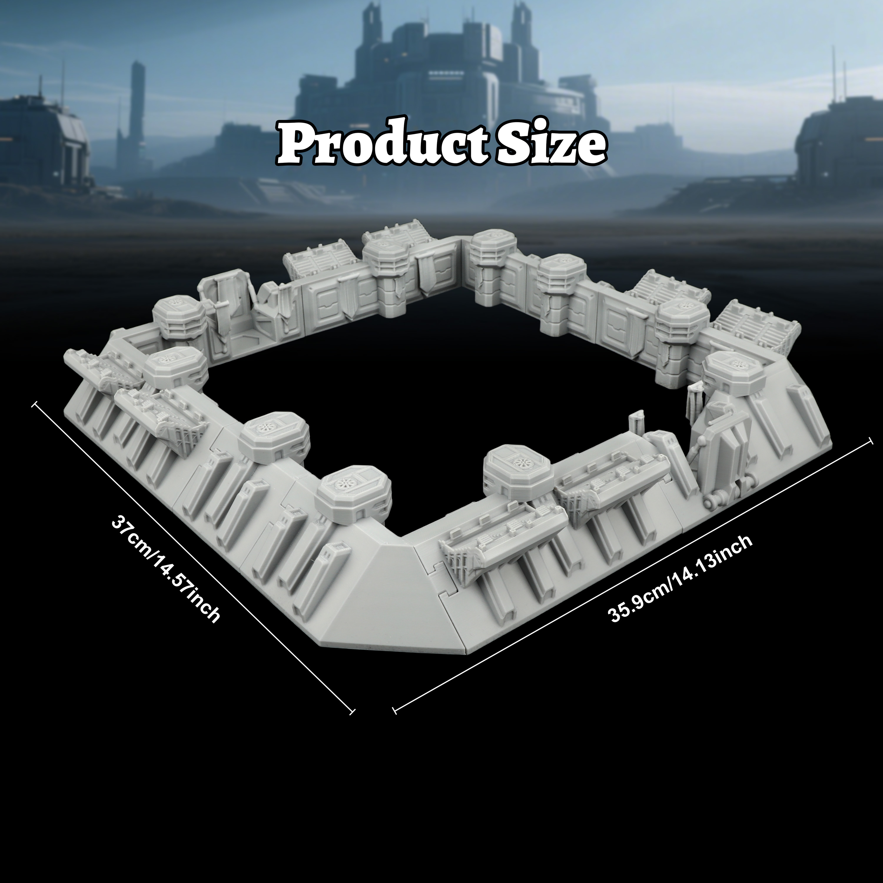 Sci-Fi Arena Terrain Set - Gre - đánh giá và giá Board Game Dune
