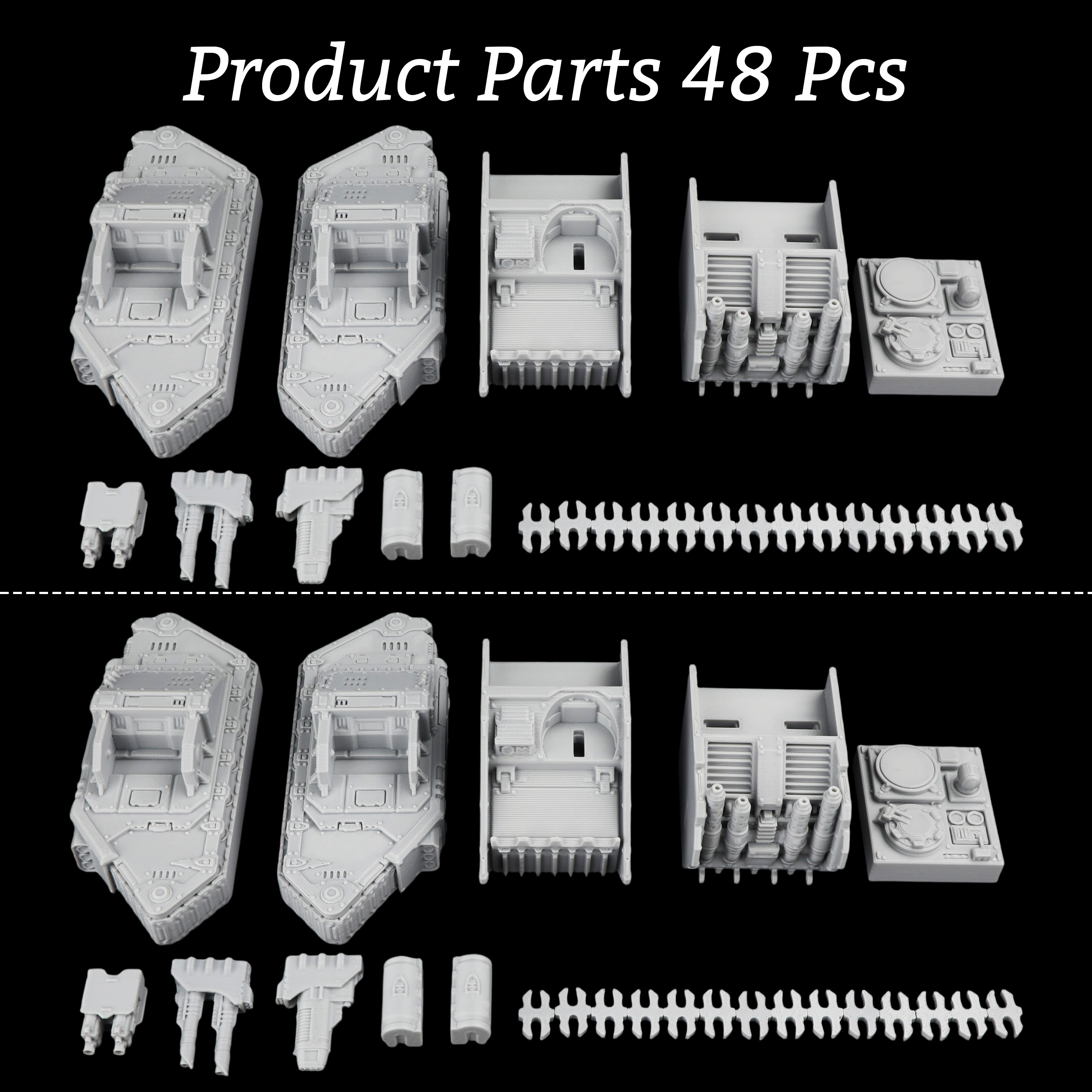 2Pcs Sci-Fi Tank Miniature Set - đánh giá và giá Board Game Dune