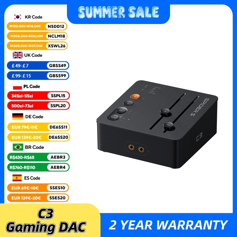 Fosi Audio C3 Gaming DAC Headp - đánh giá và giá Board Game With Chips