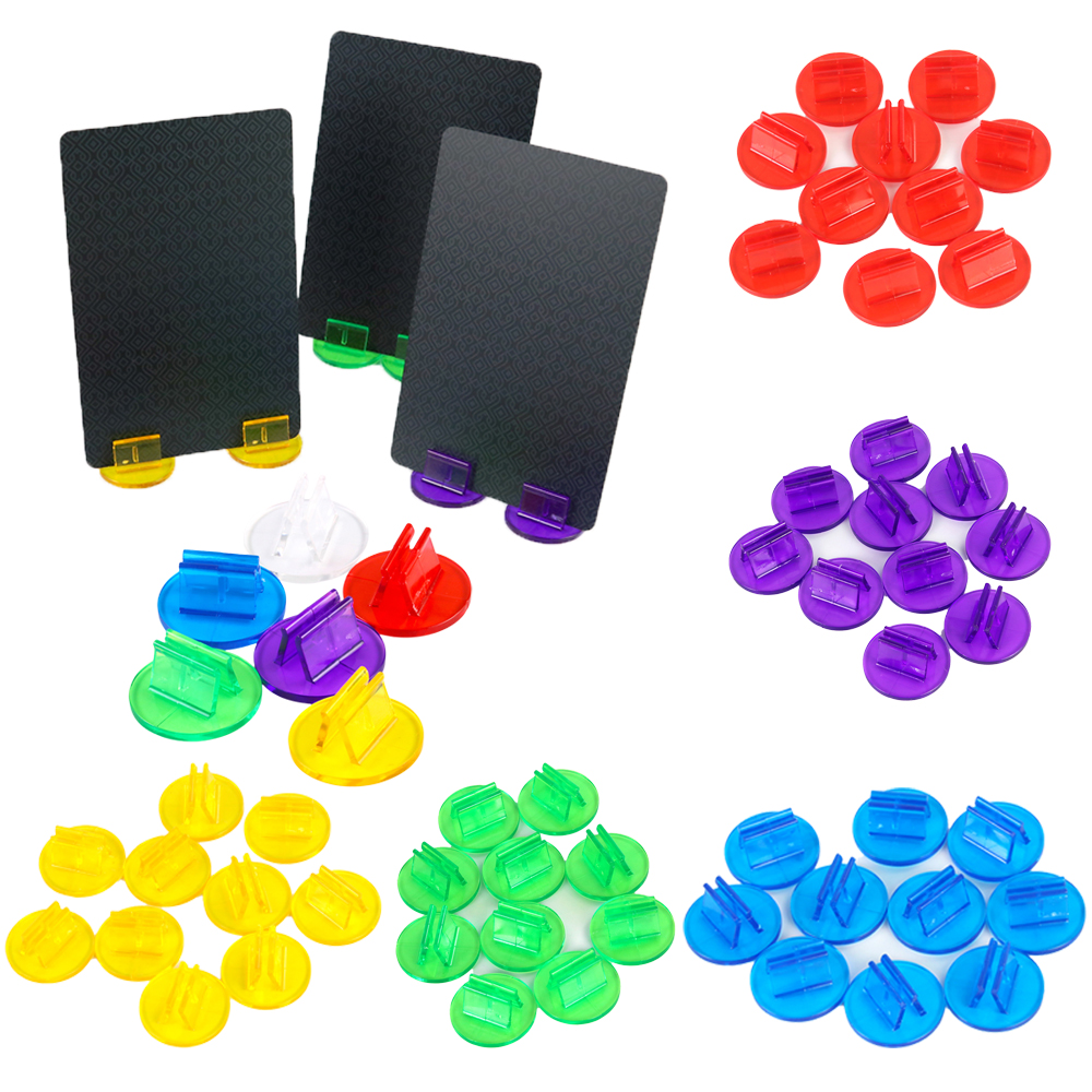 50pcs Card Holder Translucent  - đánh giá và giá Board Game With Chips
